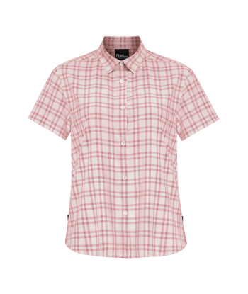 soft pink check