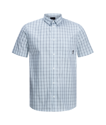 soft blue check