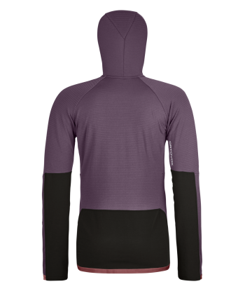 FLEECE RIB HOODY W (1)