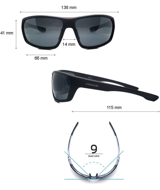 urbanium Sonnenbrille polarisiert grau Hauptbild