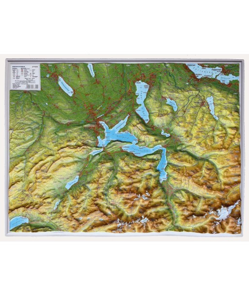 Georelief Schweiz klein ohne Rahmen Hauptbild
