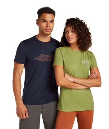Men Merino 150 Tech Lite SS Tee Pukaki Reflected