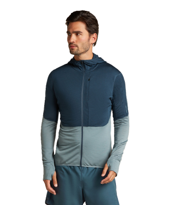 Men Merino Blend 200 RealFleece™ Descender LS Zip Hoodie