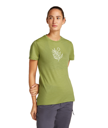 Women Merino 150 Tech Lite SS Tee Fresh Fern