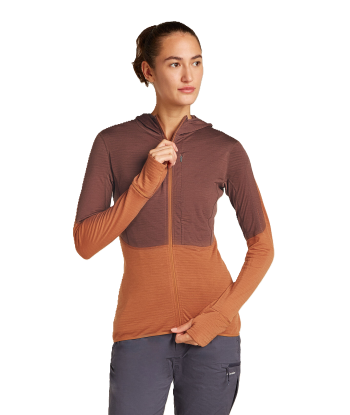 Women Merino Blend 200 RealFleece™ Descender LS Zip Hoodie