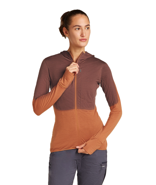 Women Merino Blend 200 RealFleece™ Descender LS Zip Hoodie Hauptbild