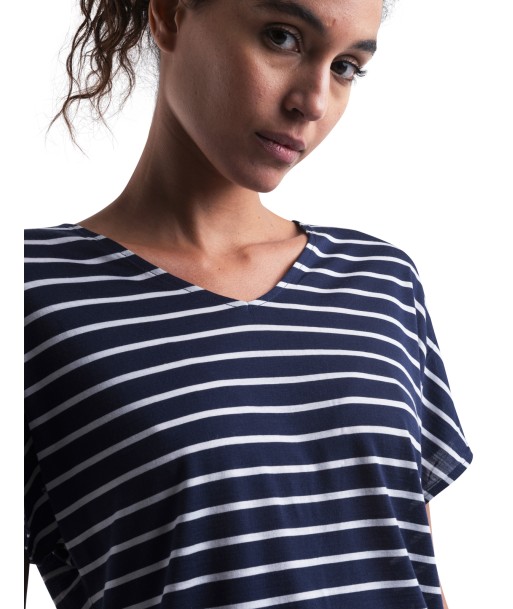 Women Merino Blend Drayden Reversible SS Top Stripe Hauptbild