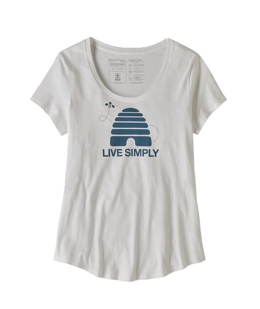 W's Live Simply Hive Organic Scoop T-Shirt Hauptbild