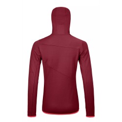 Fleece Grid Hoody W (1)