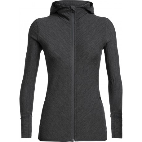 Icebreaker - Descender LS Zip Hood Wmns
