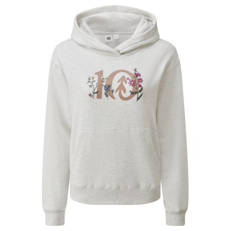Floral Logo Hoodie Women Hauptbild