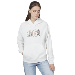 Floral Logo Hoodie Women (1)