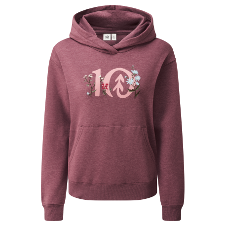 Floral Logo Hoodie Women