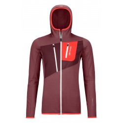 Fleece Grid Hoody W (1)