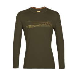 Men 200 Oasis LS Crewe Ski Stripes