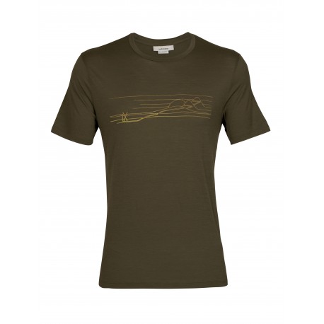 Men Tech Lite II SS Tee Ski Stripes