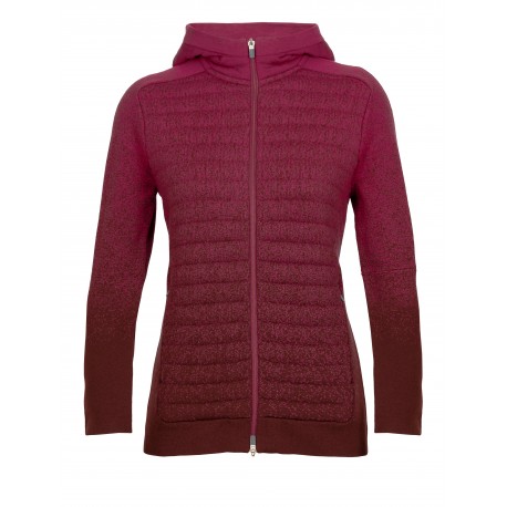 Women ZoneKnit™ Insulated LS Zip Hoodie Into the Deep Hauptbild