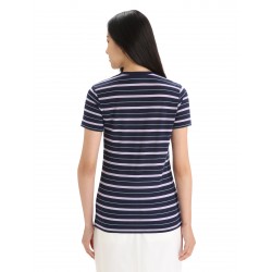 Women Wave SS Tee Stripe