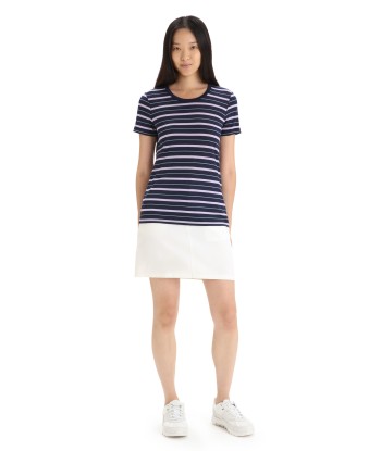 Women Wave SS Tee Stripe